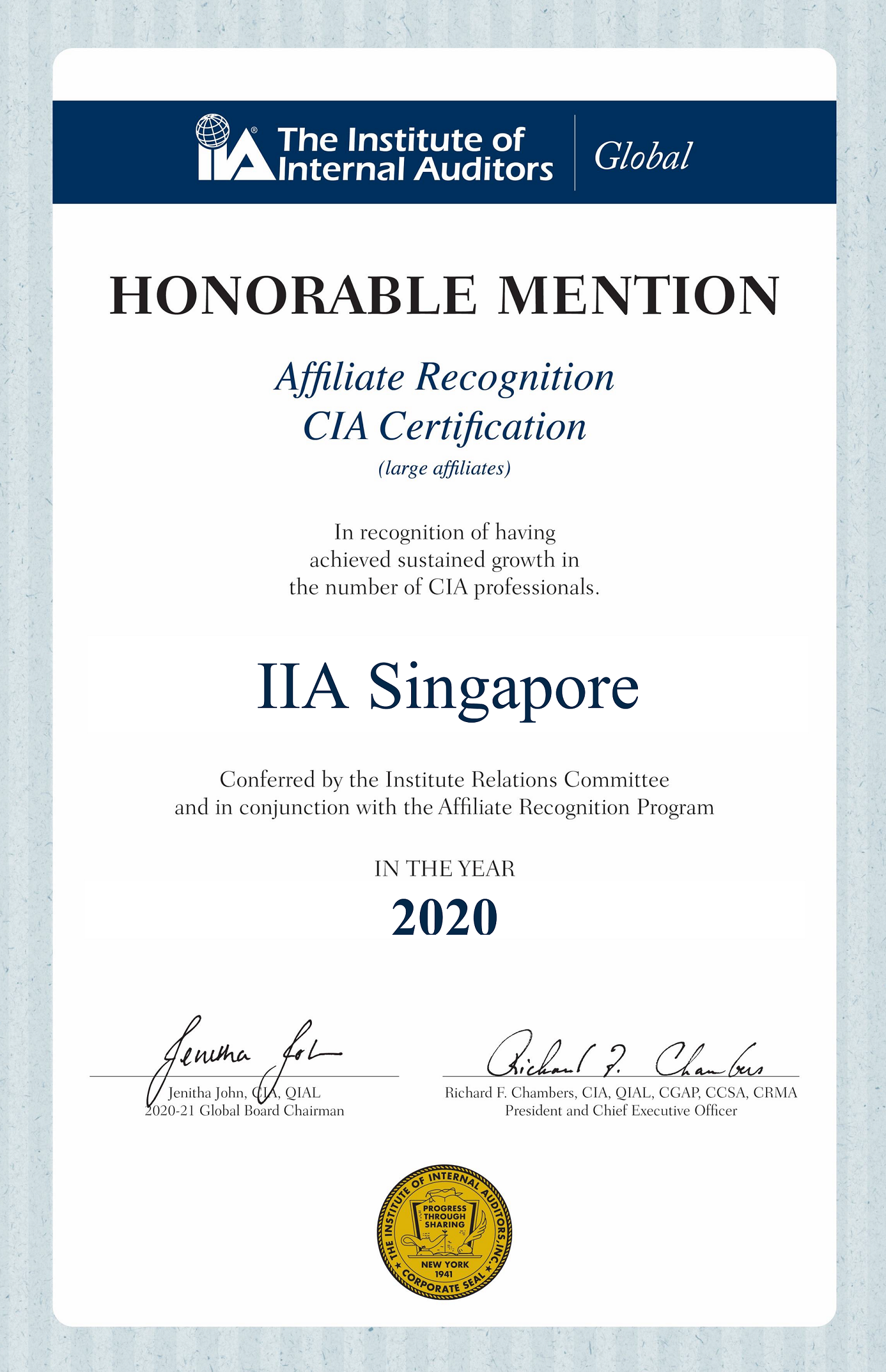 CIA Learning System